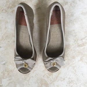 Tory Burch Jackie Peep Toe Shoes